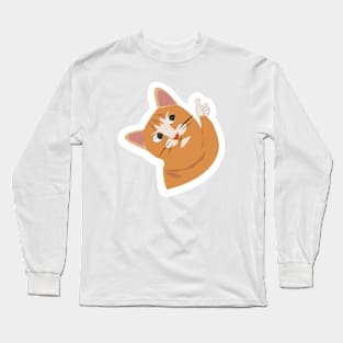 Yellow cat Long Sleeve T-Shirt